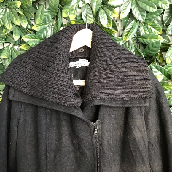 Kenneth Cole Black Wool Jacket- Size 2 - Picture 2 of 5